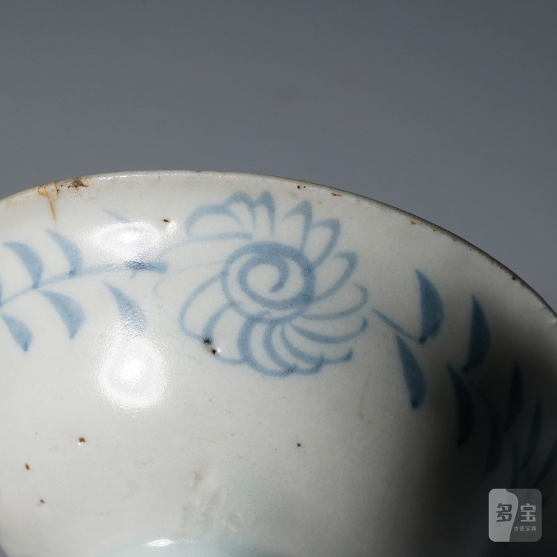 元 青花折枝花卉纹小杯 - 图23